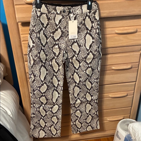 Choosy Pants - Choosy Women’s Snake Print Pants 4 Baddie